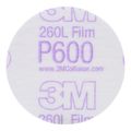 Product Image of 3", Hookit Finishing Film Abrasive Disc 260L, 00911, P600 (Pack of 50)