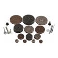 Product Image of 30 Piece Deburring Wheels Kit 1/2, 1", 1-1/2" & 2" dia Unitized Wheels in Fine, Med & Coarse Grades