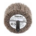 Product Image of 2" dia, 1" Face Width, Alum. Oxide Non-Woven, Med Grade, 12,000 Max RPM, Mounted Flap Wheel