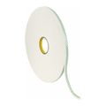 Product Image of 1/2" x 18 yd, Double Coated Urethane Foam Tape 4004, Off White, 250 mil