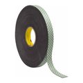 Product Image of 1" x 36 yd, Black, Double Coated Urethane Foam Tape 4056, 62 mil