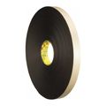 Product Image of 3/4" x 72 yd, Black, Double Coated Polyethylene Foam Tape 4492B, 31 mil
