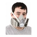 Product Image of Half Facepiece Disposable Respirator Assembly 5201, Organic Vapor, Medium