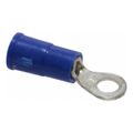 Product Image of Partially Insulated, 16 to 14 AWG, Crimp Connection Circular Ring Terminal (Pack of 100), 7000133281