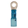 Product Image of Partially Insulated, 16 to 14 AWG, Crimp Connection Circular Ring Terminal (Pack of 25), 7010304078