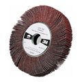Product Image of 6 x 1" 80 Grit Ceramic Unmounted Flap Wheel Coated, Med Grade, 1" Center Hole, 6,100 Max RPM