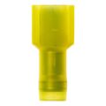 Product Image of Male, Nylon, 12-10 AWG, 1/4" Tab Width Wire Disconnect, Yellow (Pack of 50)