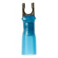 Product Image of Partially Insulated, #6 Stud, Crimp Locking Fork Terminal, Blue (Pack of 25)
