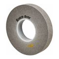 Product Image of 12" x 2" x 5", Scotch-Brite EXL Pro Deburring Convolute Wheel, EP-WL, 9S Fine