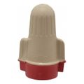 Product Image of Flame-Retardant, 2 AWG Wing Twist-On Wire Connector, Red & Tan (Pack of 100)
