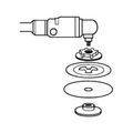 Product Image of Abrasive Disc Face Plate 12,000 RPM