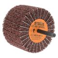 Product Image of 3" dia, 2" Face Width, 60 Grit, Alum. Oxide 1/4" Shank dia, NW & Coated, Med Grade (Pack of 5