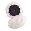 Product Image of 3" Diam Wool Bonnet Pad 15/16" Pile Hook & Loop Attachment, 7000000598