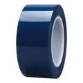 Product Image of 1" Wide, 72 yd Long, 2.4 mil Thick, Blue Polyester Film, Silicone Adhesive, Masking Tape, 7000049778