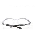 Product Image of Magnifier Safety Glasses, Clear +2.5 Anti-Fog Polycarbonate Lens, Silver & Black Frame, ANSI Z87.1, 7000127491