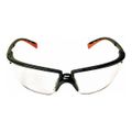 Product Image of Safety Glasses, Clear Anti-Fog & Scratch-Resistant Polycarbonate Lens, Black Frame, UV Protection, 7000127535