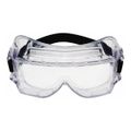 Product Image of Safety Goggles, Clear Polycarbonate Lens, Direct Vent, Clear Frame, 7000127564