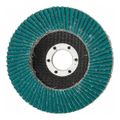 Product Image of 7/8" Hole, 40 Grit, Zirconia Alumina, Type 27 Coated, Coarse Grade, Cloth-Backed, 13,300 RPM, Flap Disc, 7000144120