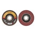 Product Image of 7/8" Hole, 80 Grit, Ceramic, Type 27 Coated, Medium Grade, Cloth-Backed, 13,300 RPM, Flap Disc, 7000148183