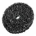 Product Image of 4" Dia, 3/8" Hole, Very Coarse Grade, Silicon Carbide Arbor, Black, 6000 Max RPM, Deburring Disc, 7010309485