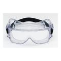Product Image of Safety Goggles, Clear Polycarbonate Lens, Direct Vent, Clear Frame, 7100009575