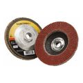 Product Image of 5/8-11 Hole, 80 Grit, Ceramic, Type 27 Coated, Medium Grade, Polyester-Backed, 13,300 RPM, Flap Disc, 7100105004