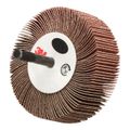 Product Image of 3" Dia 1" Face Width 120 Grit Aluminum Oxide Mounted Flap Wheel, 7100171772