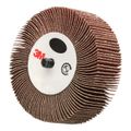 Product Image of 1" Face Width 80 Grit Aluminum Oxide Mounted Flap Wheel, 20,000 Max RPM, 7100178225