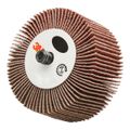 Product Image of 1" Face Width 60 Grit Aluminum Oxide Mounted Flap Wheel, 25,000 Max RPM, 7100178230