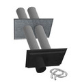 Product Image of 3" Twin Pipe Zincalume with Black Nozzle Termination Kit w/ LB2
