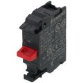 Product Image of Contact Block, 1N/C (22 mm, Front Plate Mounting, 10A, 500V AC/DC)