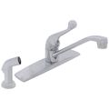 Product Image of Classic 4-Hole Single Handle Kitchen Faucet w/ Spray (Chrome), 400LF-WF