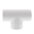 Product Image of 1-1/4" x 1" x 1/2" PVC Sch. 40 Threaded Tee (Socket x FIPT)
