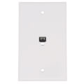 Product Image of Telephone Wall Jack, 6P4C, Screw Terminals - White