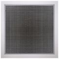 Product Image of 22" x 22" T-bar Aluminum Egg Crate Return Grill w/ Insulated Molded Back