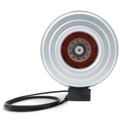 Product Image of Model FGC 8XL, 8" Inline Centrifugal Fan w/ Cord, Metal Housing, 120V (507 CFM)