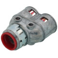 Product Image of 3/8" Snap2It Duplex Connector w/ Insulated Throat and Red Tinted Inside Clip
