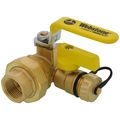 Product Image of 3/4" Threaded Pro-Pal Union Full Port Ball Valve w/ Hose Drain