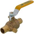 Product Image of 3/4" PEX Full Port Ball Valve w/ Drain (Lead Free)