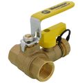 Product Image of 3/4" Pro-Pal Full Port Forged Brass Ball Valve w/ Hi-Flow Hose Drain & Reversible Handle (Lead Free)