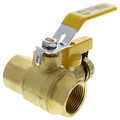 Product Image of 1" Pro-Pal Full Port Forged Brass Ball Valve w/ Hi-Flow Hose Drain & Reversible Handle (Lead Free)