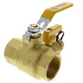 Product Image of 1-1/4" Pro-Pal Full Port Forged Brass Ball Valve w/ Hi-Flow Hose Drain & Reversible Handle