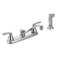 Product Image of Cornerstone Two-handle Low Arc Kitchen Faucet (Chrome), 40618