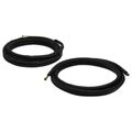 Product Image of 1/4" LL x 5/8" SL Mini Split Refrigerant Line Set w/ Flare Nuts, 1/2" Black Duraguard UV