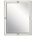 Product Image of Hendrik 30" Rectangular Mirror (Brushed Nickel)