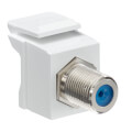 QuickPort Feedthrough F-Connector (White)