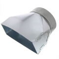 Product Image of 3-1/4" x 10" to 7" Round Duct Transition