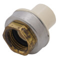 Product Image of 1/2" CTS CPVC Female Adapter w/ Gasket (Socket x Brass FPT)