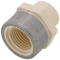Product Image of 1/2" CTS CPVC Female Adapter w/ Reinforced Stainless Steel Collar (Socket x FIPT)