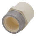 Product Image of 1" x 3/4" CTS CPVC Female Adapter w/ Stainless Steel Collar (Socket x FIPT)